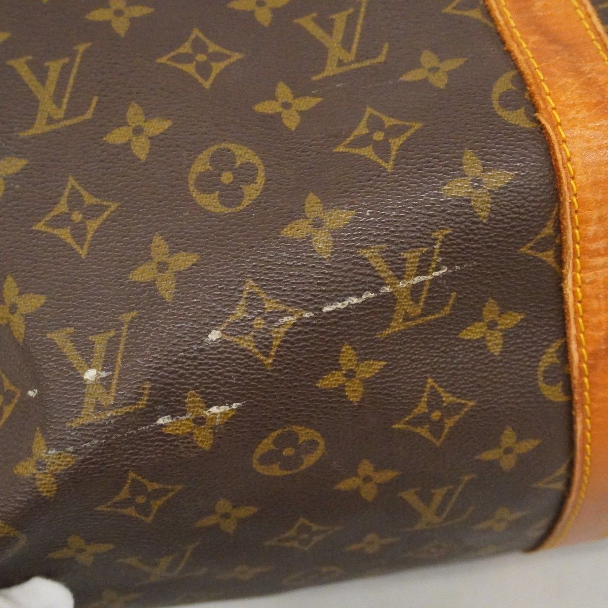 Louis Vuitton Boston Bag Monogram Keepall 50 Brown — view 6