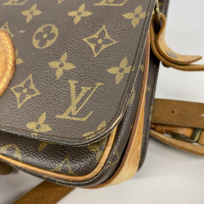 Louis Vuitton Shoulder Bag Monogram Cartouchiere MM Brown — view 9