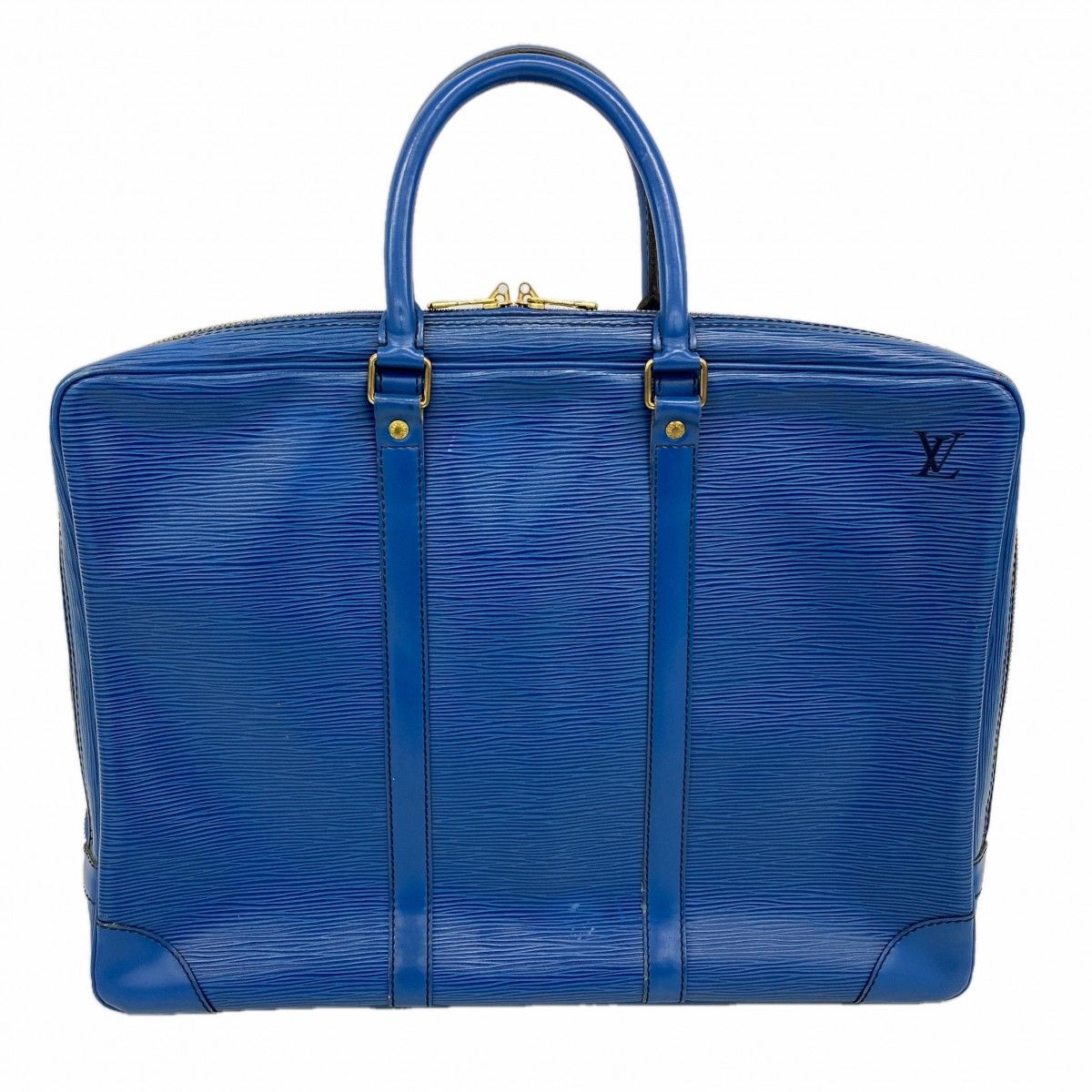 Louis Vuitton Business Bag Epi Porte Documents Voyage Toledo Blue