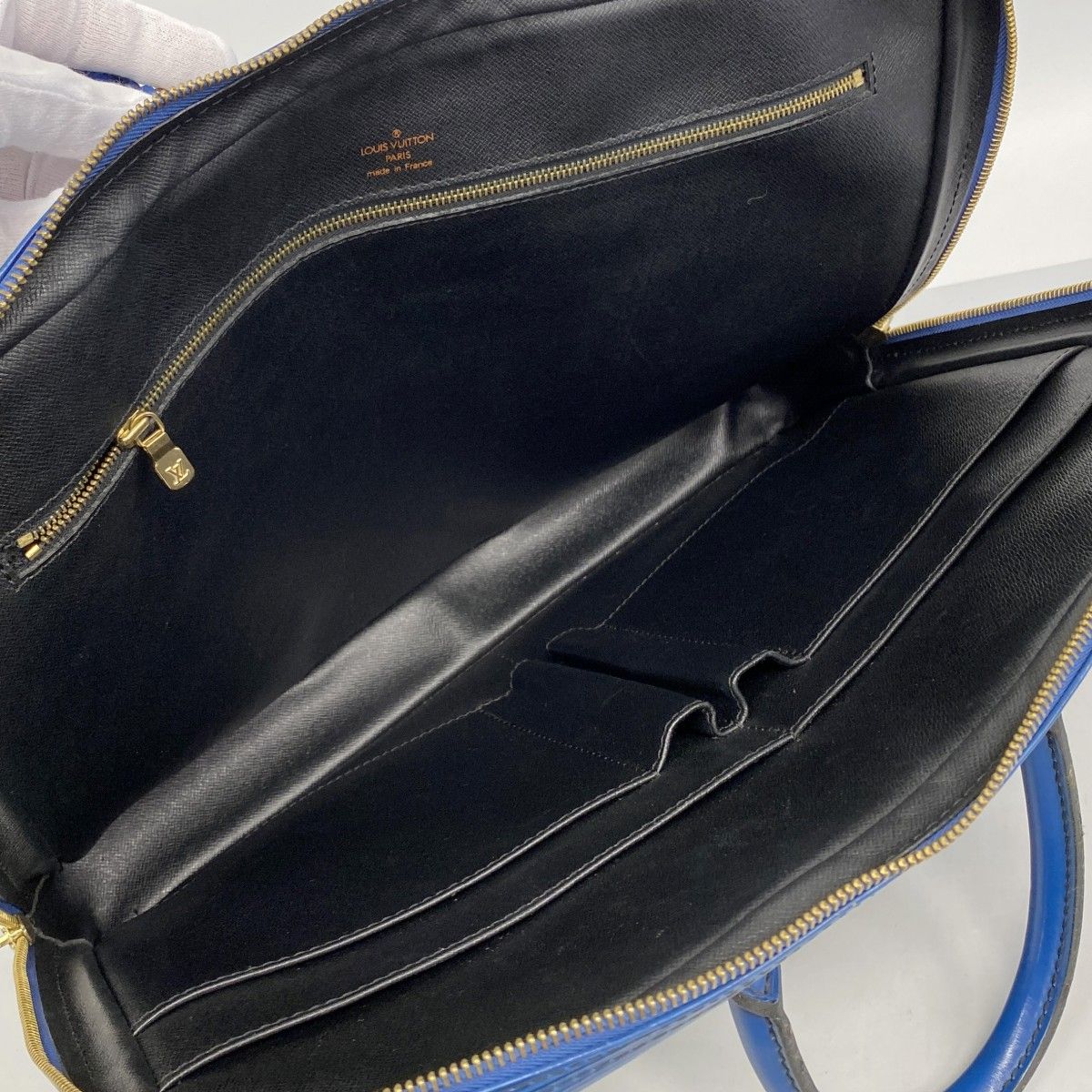 Louis Vuitton Business Bag Epi Porte Documents Voyage Toledo Blue — view 4