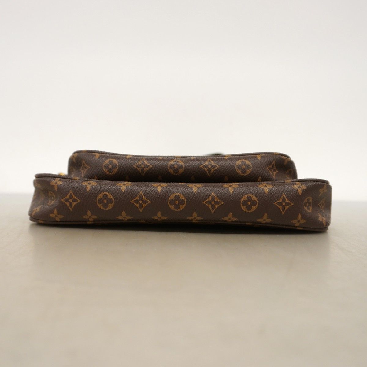 Louis Vuitton Shoulder Bag Monogram Multi Pochette Khaki Brown 2-Way — view 3