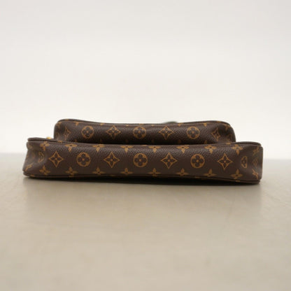 Louis Vuitton Shoulder Bag Monogram Multi Pochette Khaki Brown 2-Way — view 3