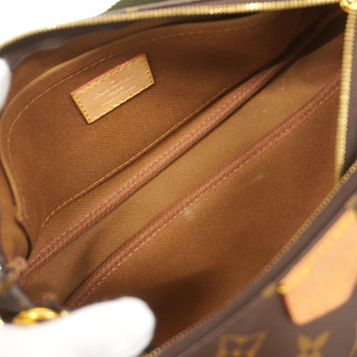 Louis Vuitton Shoulder Bag Monogram Multi Pochette Khaki Brown 2-Way — view 4