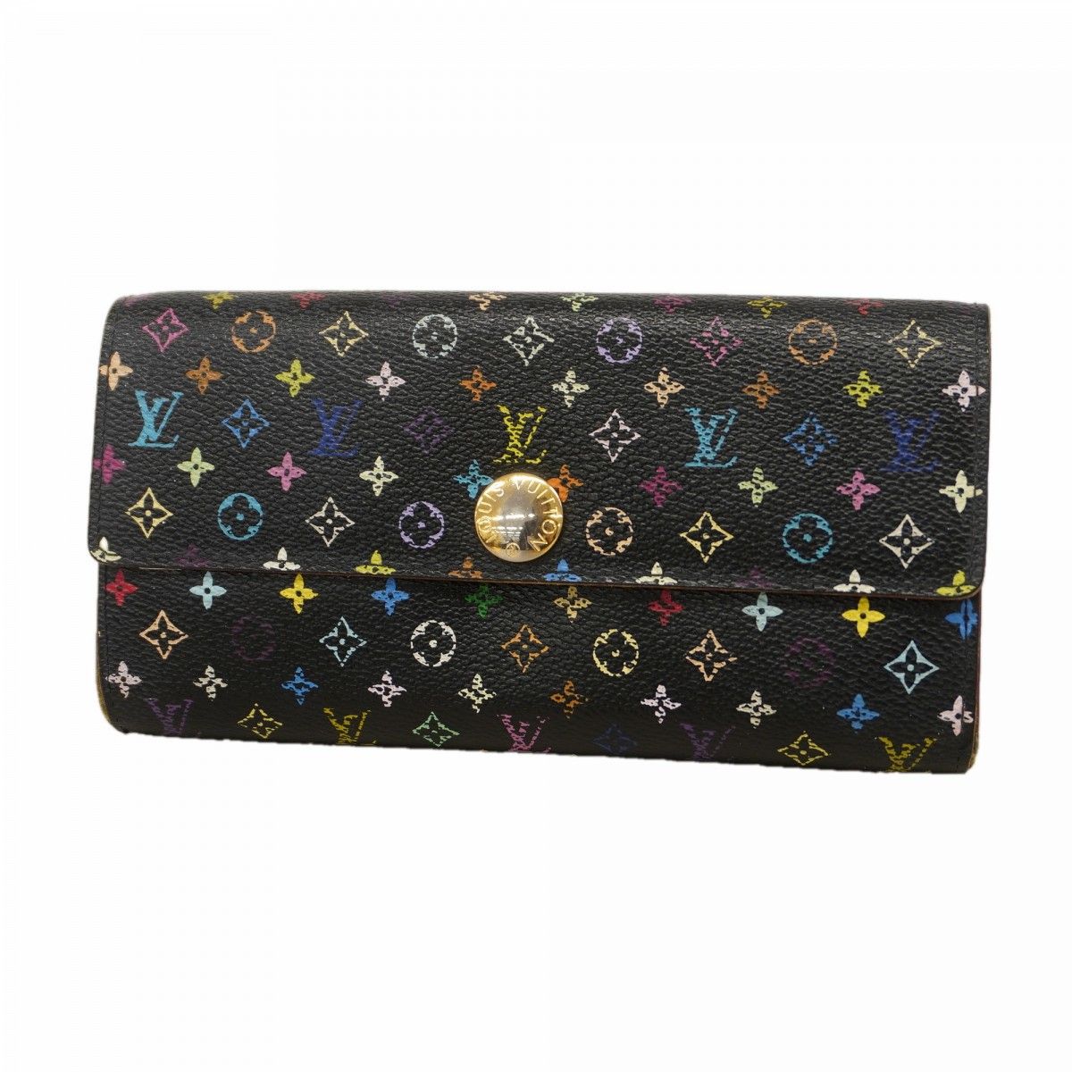 Louis Vuitton Wallet Monogram Multicolor Portefeuille Sarah Pistache