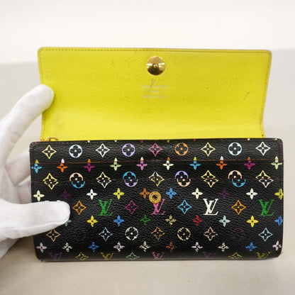 Louis Vuitton Wallet Monogram Multicolor Portefeuille Sarah Pistache — view 9