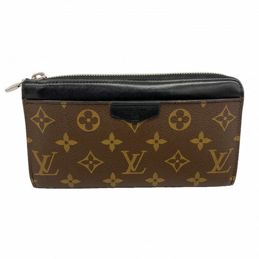 Louis Vuitton Wallet Monogram Macassar Zippy Dragonne Brown