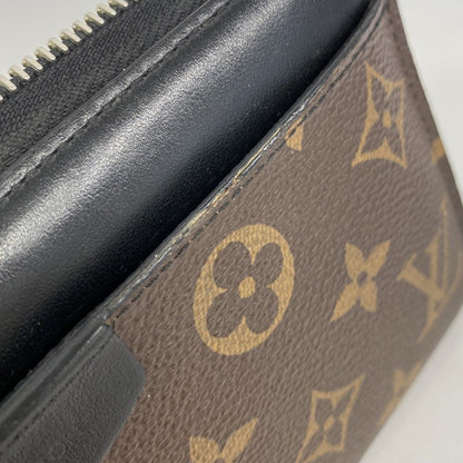 Louis Vuitton Wallet Monogram Macassar Zippy Dragonne Brown — view 6