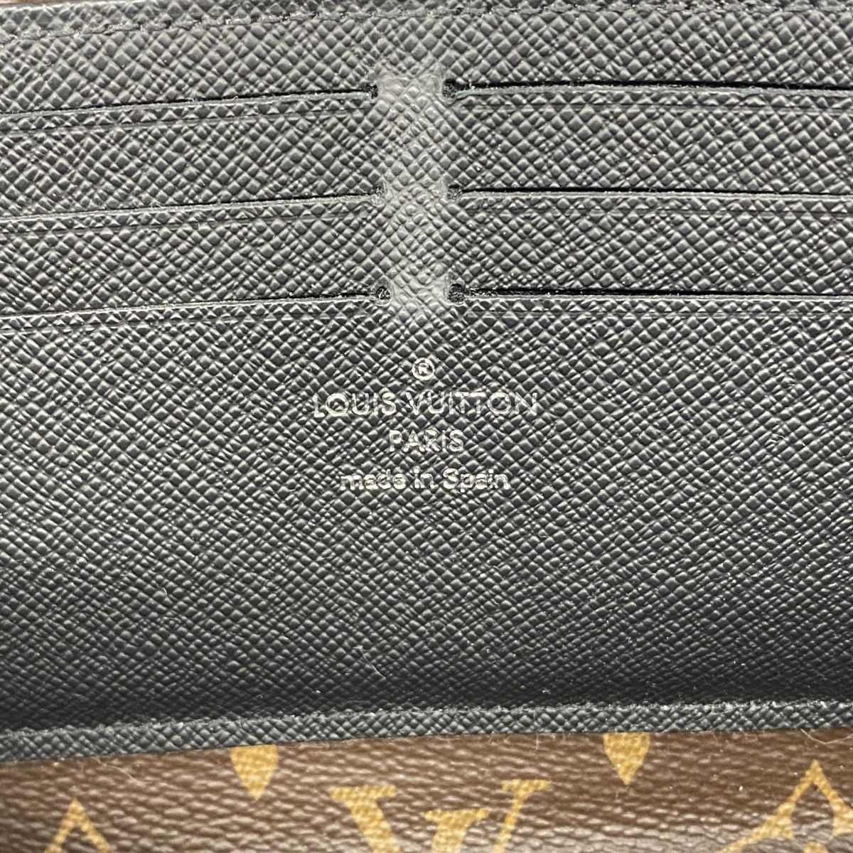 Louis Vuitton Wallet Monogram Macassar Zippy Dragonne Brown — view 4