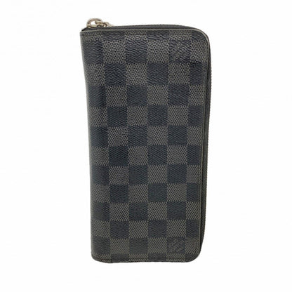 Louis Vuitton Wallet Damier Graphite Zippy Vertical Black