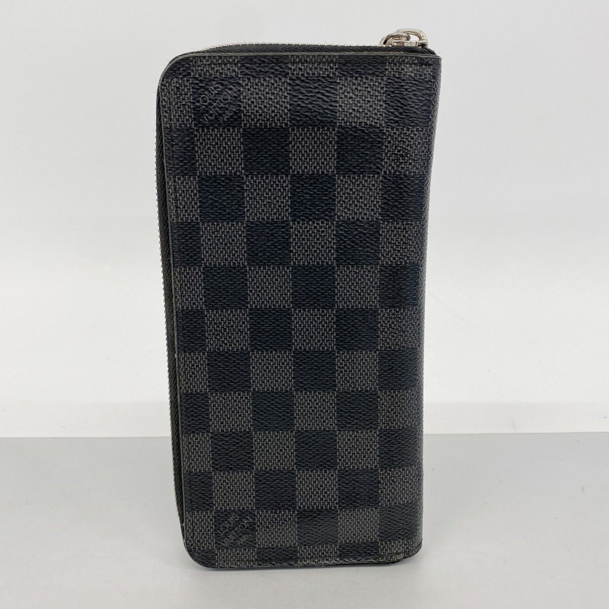 Louis Vuitton Wallet Damier Graphite Zippy Vertical Black — view 9