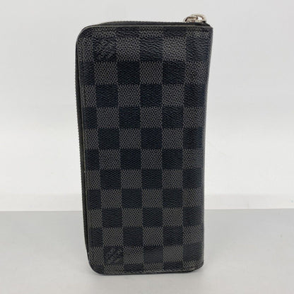 Louis Vuitton Wallet Damier Graphite Zippy Vertical Black — view 9
