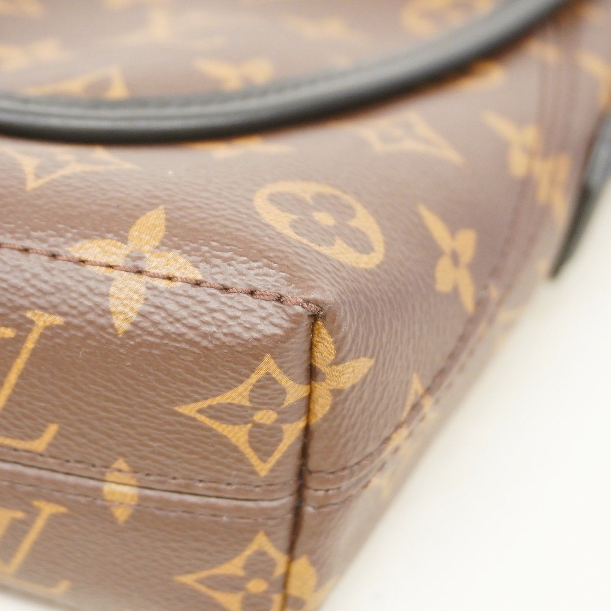 Louis Vuitton Shoulder Bag Monogram Macassar Magnetic Messenger Brown — view 6