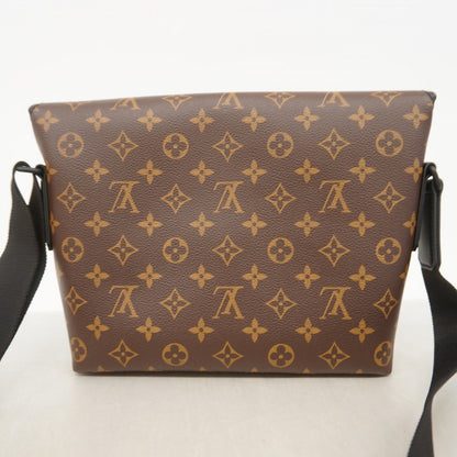 Louis Vuitton Shoulder Bag Monogram Macassar Magnetic Messenger Brown — view 7