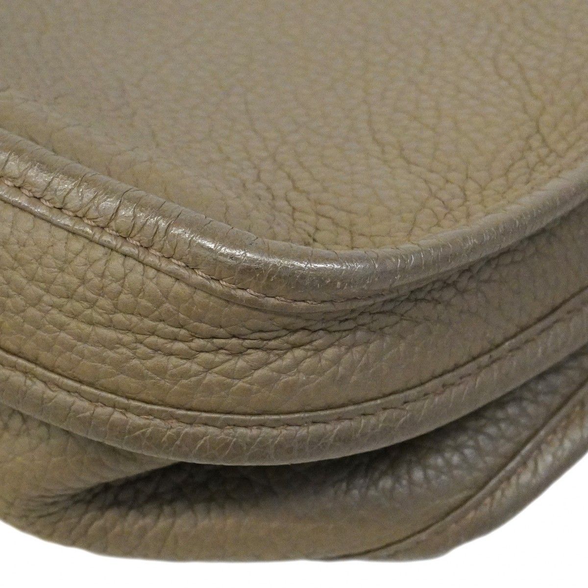 Hermes Shoulder Bag Evelyne Taurillon Clemence Etain Silver — view 9