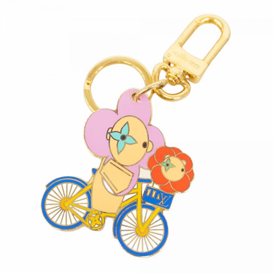 Louis Vuitton Key Holder Charm Vivienne Vero Christmas Pink Blue Gold