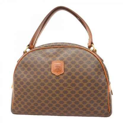 Celine Handbag Macadam Brown Gold
