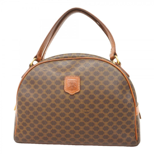 Celine Handbag Macadam Brown Gold