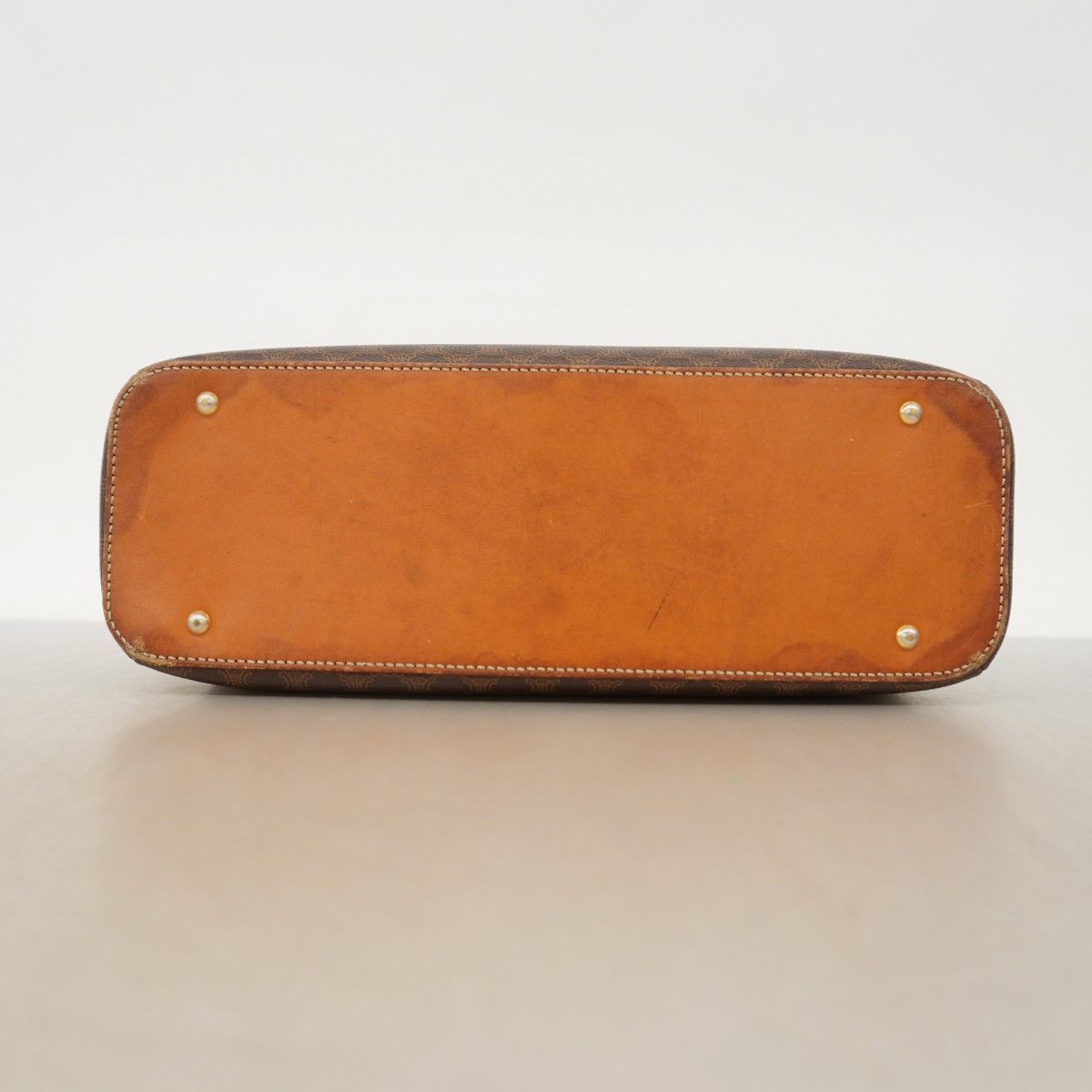 Celine Handbag Macadam Brown Gold — view 3