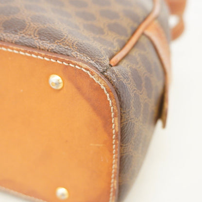 Celine Handbag Macadam Brown Gold — view 6
