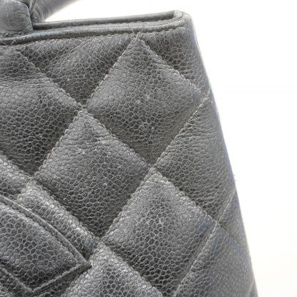 Chanel Tote Medallion Caviar Leather Black Gold — view 9