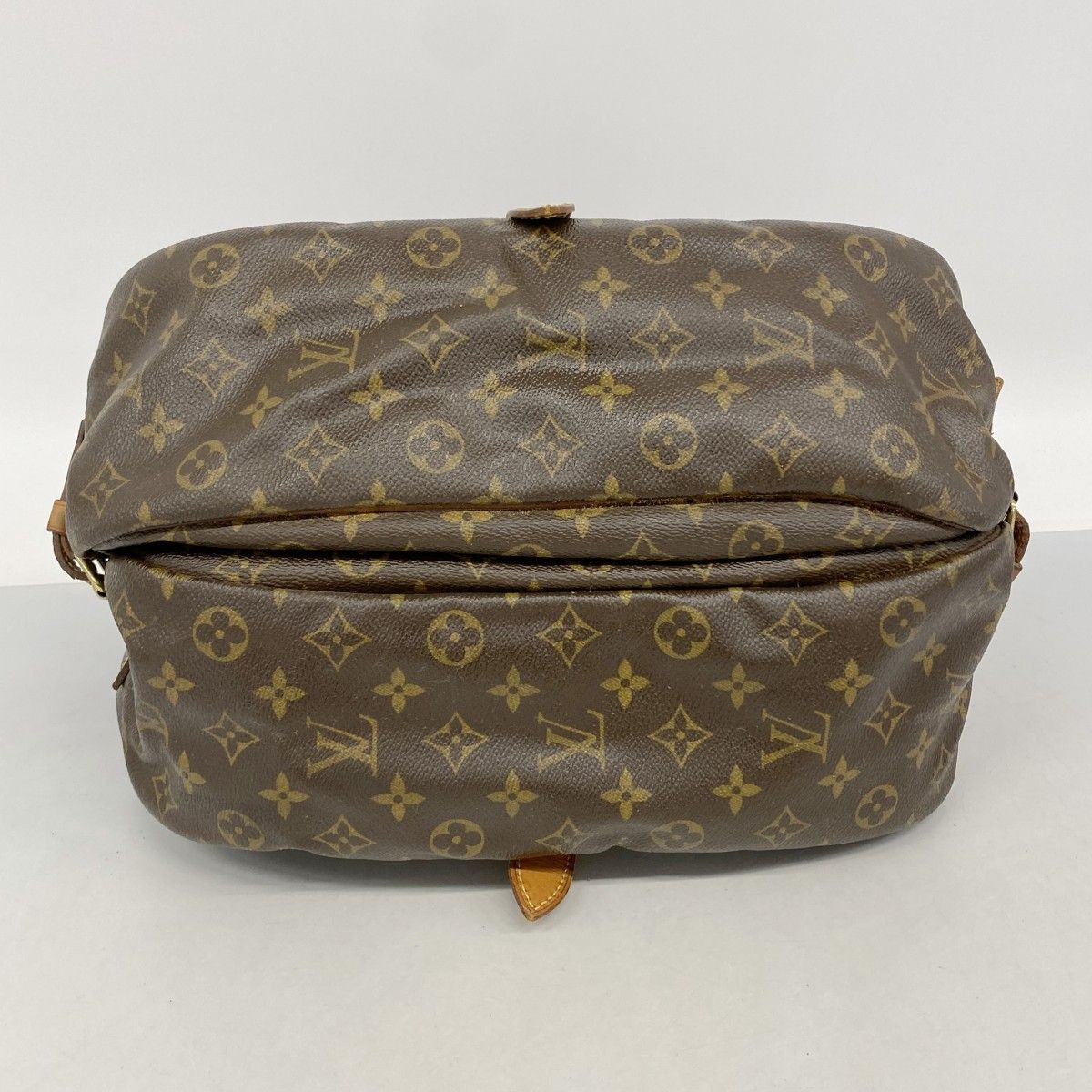 Louis Vuitton Shoulder Bag Monogram Saumur 35 Brown — view 3