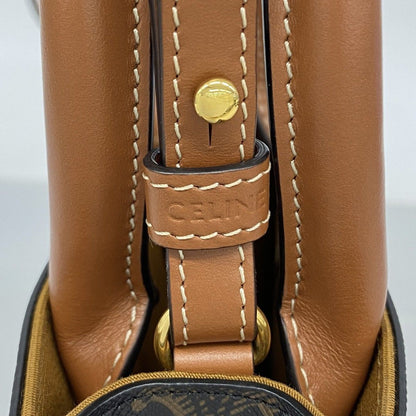 Celine Handbag Triomphe Vertical Cover Brown — view 5