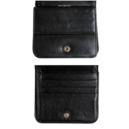 Balenciaga Logo Print Croco Wallet — view 8