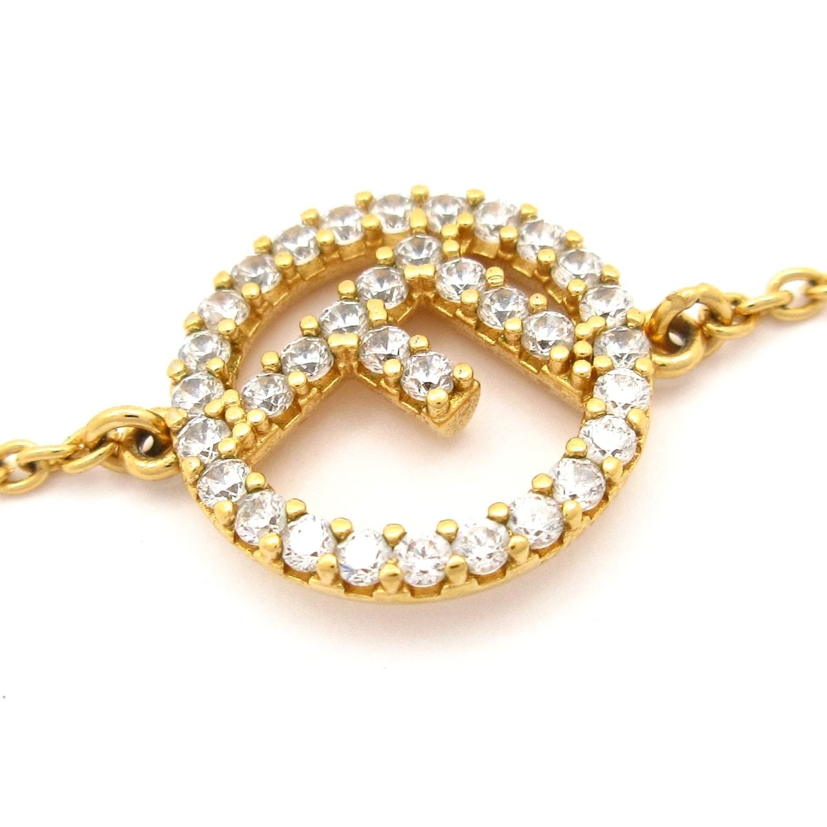 Fendi Bracelet Gold Clear Motif — view 2