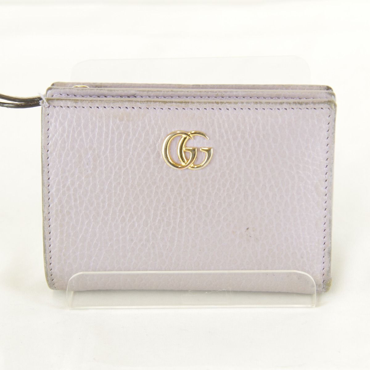 Gucci Bifold Wallet Leather Purple