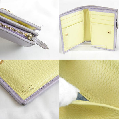 Gucci Bifold Wallet Leather Purple — view 9