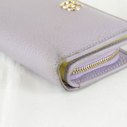 Gucci Bifold Wallet Leather Purple — view 5