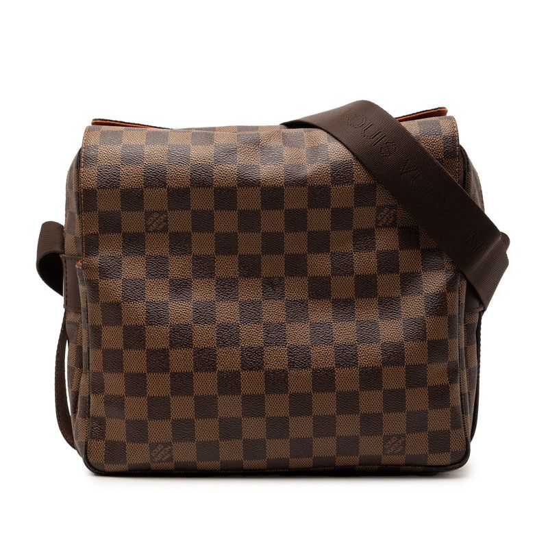 Louis Vuitton Damier Naviglio Crossbody Shoulder Bag Brown