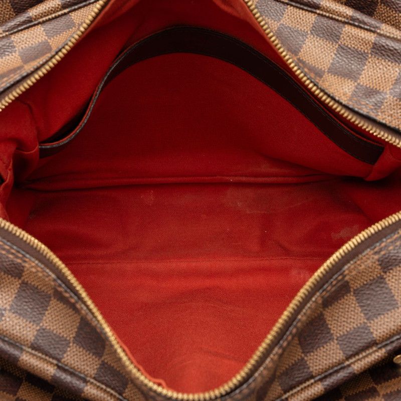 Louis Vuitton Damier Naviglio Crossbody Shoulder Bag Brown — view 4