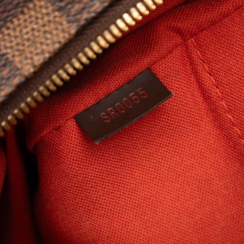 Louis Vuitton Damier Naviglio Crossbody Shoulder Bag Brown — view 6