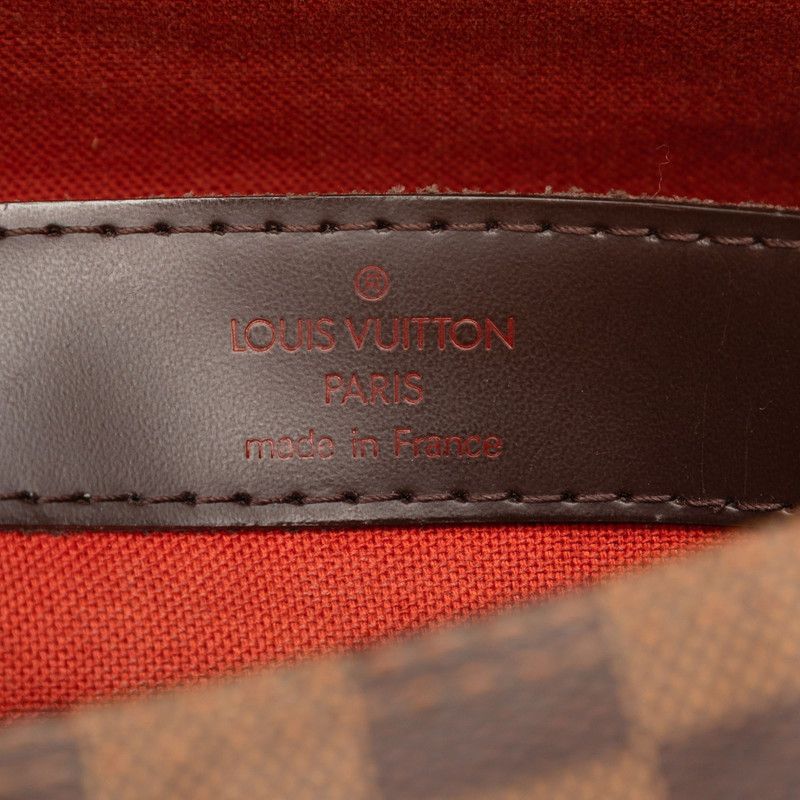 Louis Vuitton Damier Naviglio Crossbody Shoulder Bag Brown — view 5