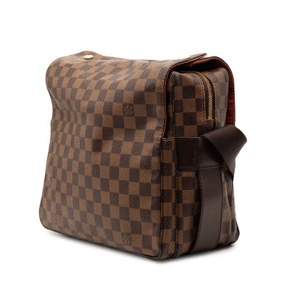 Louis Vuitton Damier Naviglio Crossbody Shoulder Bag Brown — view 2