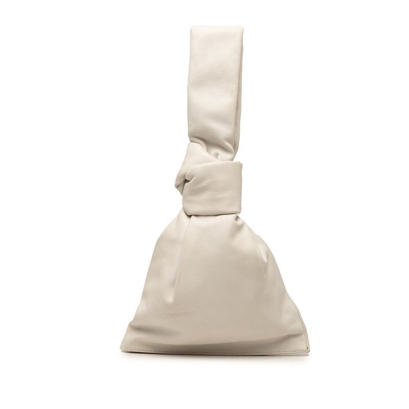 Bottega Veneta Mini the Twist Handbag White Leather