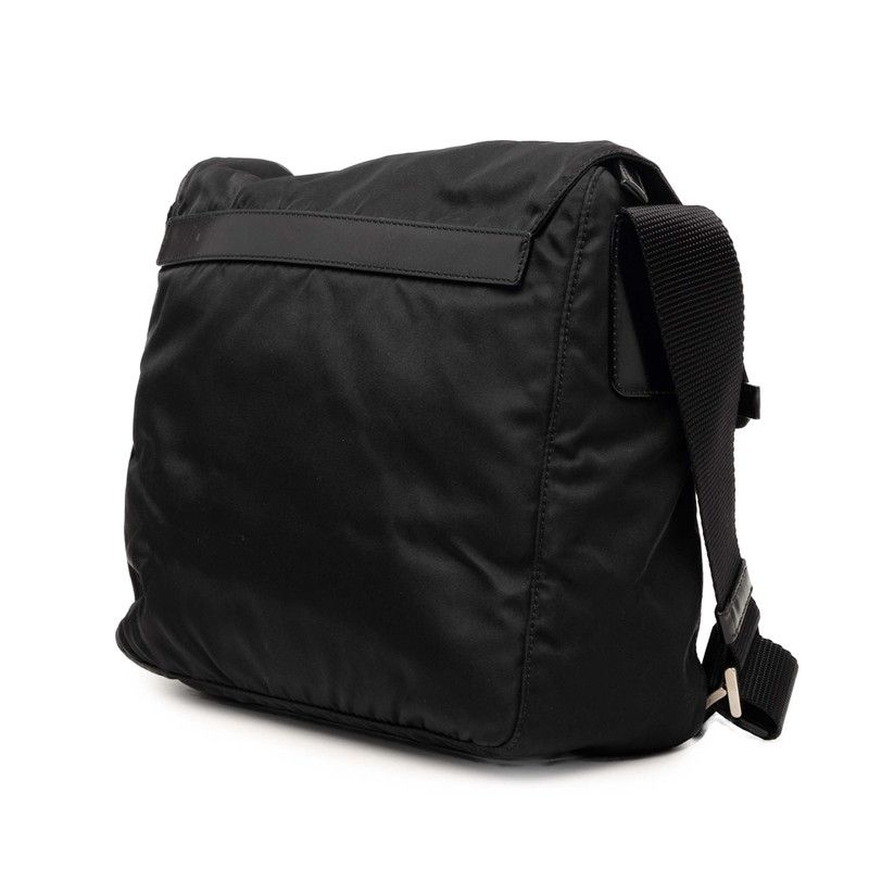 Prada Crossbody Shoulder Bag Black Nylon — view 2