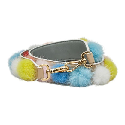 Fendi Strap Shoulder Multicolor Leather Fare — view 3