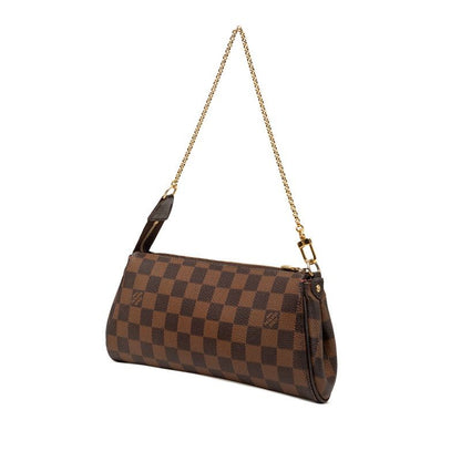 Louis Vuitton Damier Chain 2-Way Shoulder Bag Brown Leather — view 2