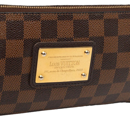 Louis Vuitton Damier Chain 2-Way Shoulder Bag Brown Leather — view 5