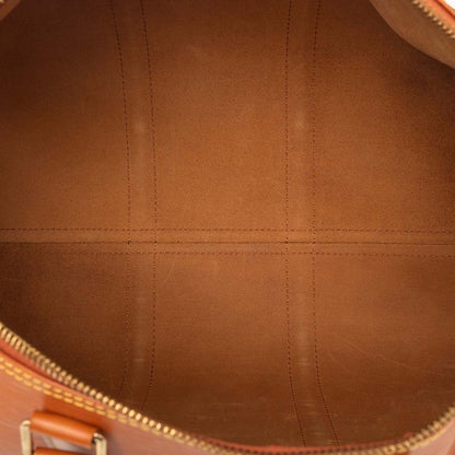 Louis Vuitton Epi Keepall 45 Boston Bag Cipango Gold Brown Leather — view 4