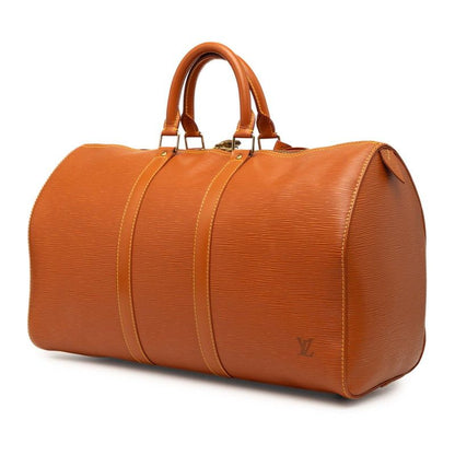 Louis Vuitton Epi Keepall 45 Boston Bag Cipango Gold Brown Leather — view 2