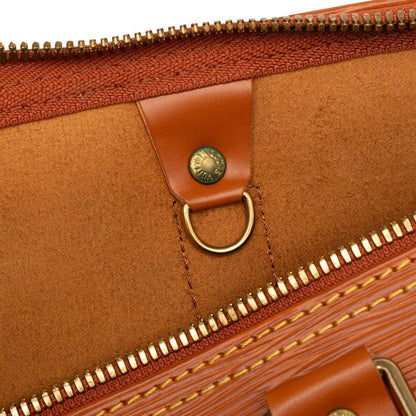 Louis Vuitton Epi Keepall 45 Boston Bag Cipango Gold Brown Leather — view 5