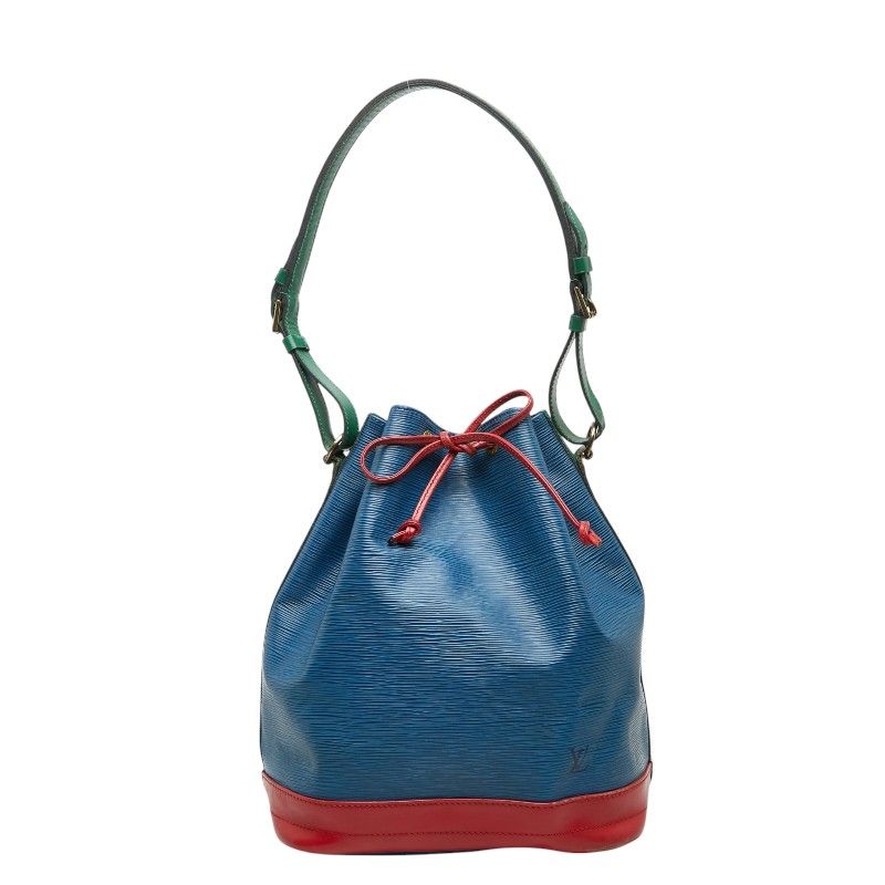 Louis Vuitton Epi Noe Tricolor Shoulder Bag Toledo Blue Borneo Green Castilian