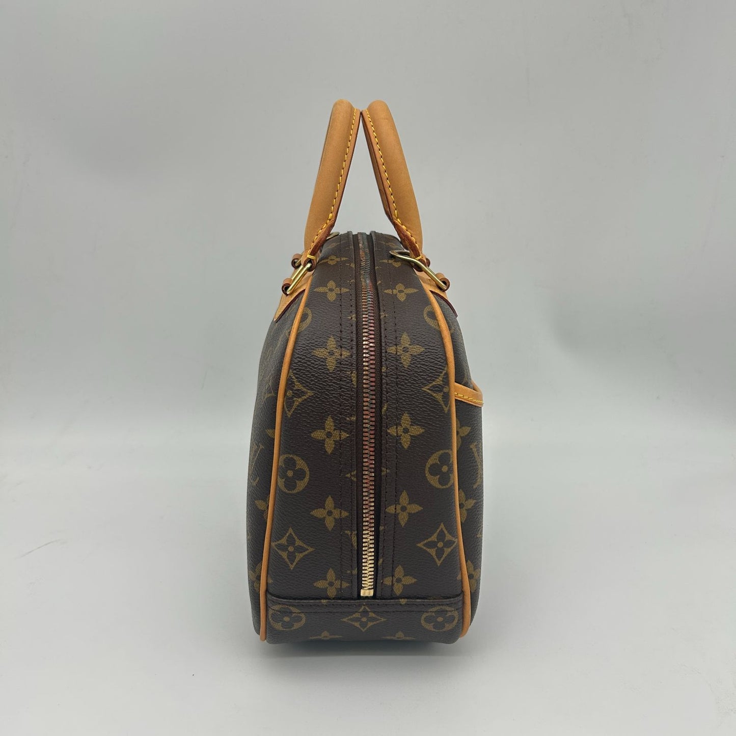 Louis Vuitton Tourville Monogram Mini Boston Hand Bag Brown — view 4
