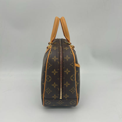 Louis Vuitton Tourville Monogram Mini Boston Hand Bag Brown — view 4