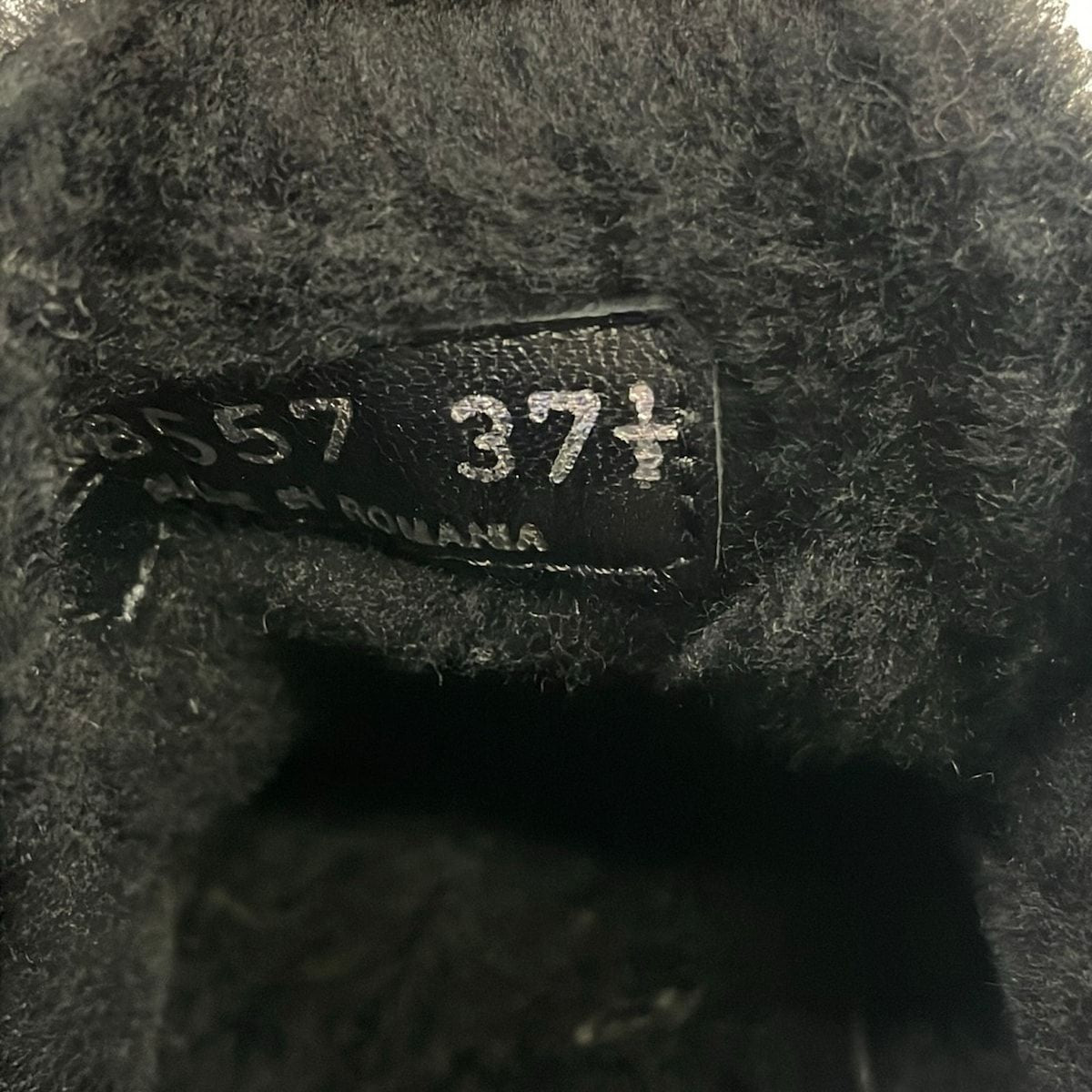 Miu Miu Sneakers 37.5 Khaki Black Visual Shearling — view 6
