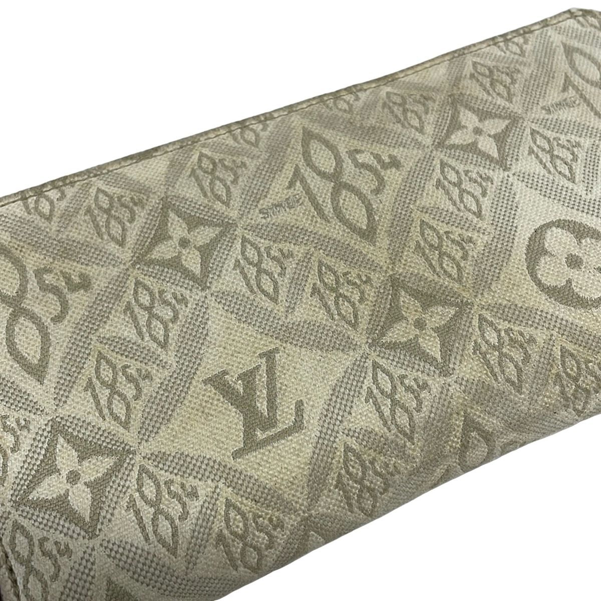 Louis Vuitton Wallet Since Zippy Ecru Beige — view 6