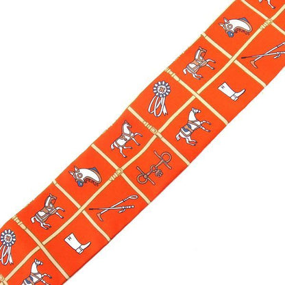 Hermes Twilly Scarf Orange — view 6